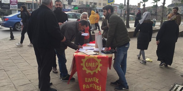 Kocaeli'de insanca yaşam için asgari ücret kampanyası