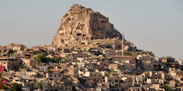 Uçhisar-Kapadokya Türkiye'de gezilecek yerler